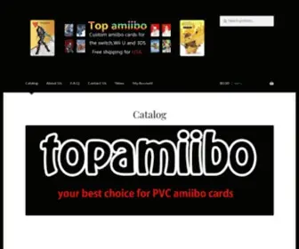 Topamiibocard.com(Catalog) Screenshot