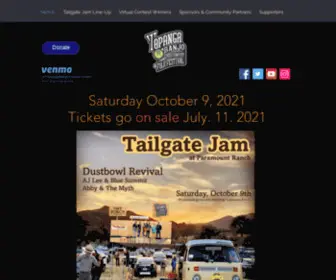 Topangabanjofiddle.org(Topanga Banjo Fiddle Contest and Festival) Screenshot