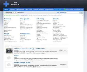 Topannoncer.dk(Både) Screenshot