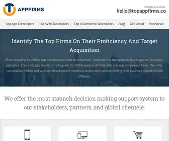 Topappfirms.co(Top App Firms) Screenshot