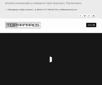 Toparmarios.com(Armarios empotrados en Gijón a medida) Screenshot