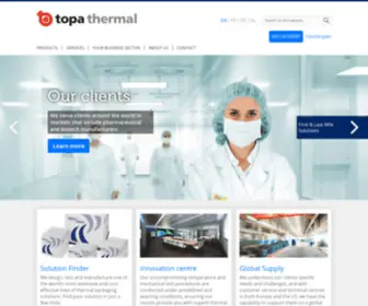 Topathermal.com(Topa Thermal) Screenshot