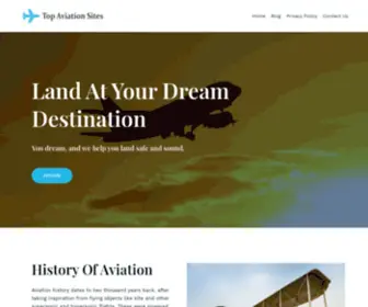 Topaviationsites.net(Top Aviation Sites) Screenshot