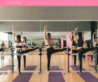 Topbarre.com.mx(Describe la actividad Top Barre) Screenshot