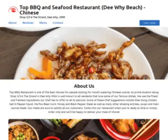 TopbbQrestaurantdeewhy.com.au(Top BBQ Restaurant) Screenshot