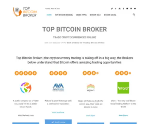 Topbitcoinbroker.com(Top Bitcoin Broker) Screenshot