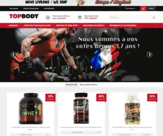 Topbody.fr(Complement Alimentaire pour Musculation) Screenshot
