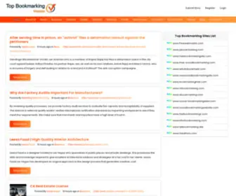 Topbookmarkingwebsite.com(Top bookmarking website) Screenshot
