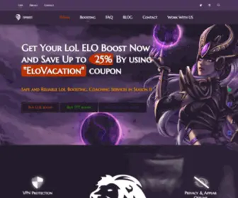 Topboost.net(Premier Gaming Boosting Services for League of Legends) Screenshot
