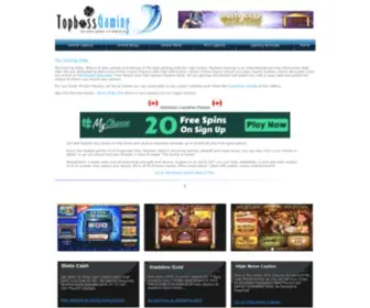 Topbossgaming.com(Top Gaming Sites) Screenshot