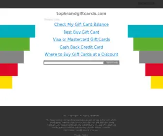 Topbrandgiftcards.com(Topbrandgiftcards) Screenshot