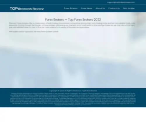 Topbrokersreview.com(Best Forex Brokers) Screenshot