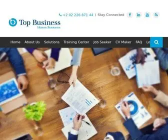 Topbusiness-HR.com(Egypt Leading HR Company) Screenshot