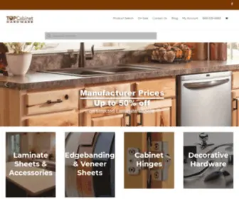 Topcabinethardware.com(Top Cabinet Hardware) Screenshot