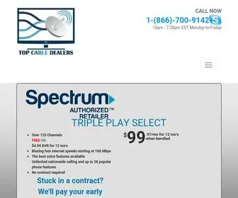 Topcabledealers.com Screenshot