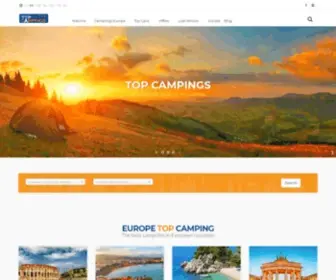 Topcampings.com(Campeggi Europa) Screenshot
