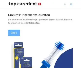 Topcaredent.ch(Interdentalbürsten und Mundpflegeprodukte) Screenshot