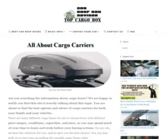 Topcargobox.com(Foundational Knowledge Of Cargo Boxes) Screenshot