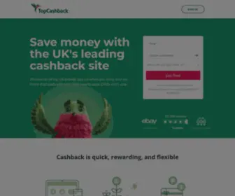Topcashback.co.uk(TopCashback Official Site) Screenshot