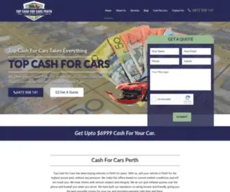 Topcashforcarsperth.com.au(Cash for Cars Perth) Screenshot