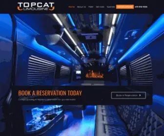 Topcatlimo.com(Best San Diego Limo Service) Screenshot