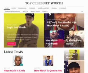 Topcelebnetworth.com(Top Celeb Net Worth 2021) Screenshot