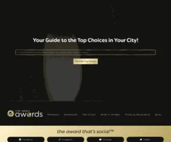 Topchoiceawards.com(Top Choice Awards) Screenshot