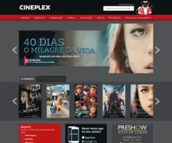 Topcineplex.com.br(Cineplex Cinemas) Screenshot