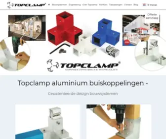 Topclamp.info(Aluminium Buiskoppelingen) Screenshot