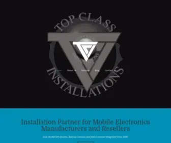 Topclassinstallations.com("the team at top class installations) Screenshot