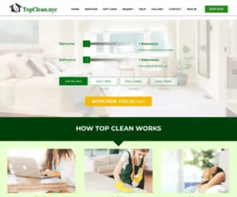 Topclean.nyc(House cleaning service Brooklyn NYC) Screenshot