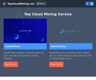 Topcloudmining.net(What Is The Best Cloud Mining Service) Screenshot