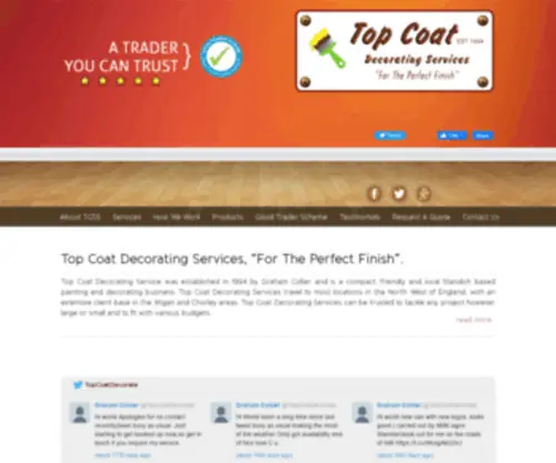 Topcoatdecoratingservices.co.uk(Top Coat Decorating Services) Screenshot