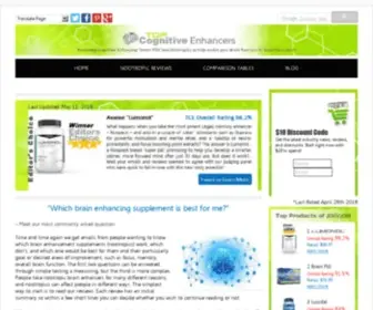 Topcognitiveenhancers.com(Top cognitive enhancers) Screenshot