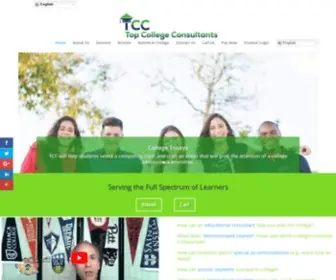 Topcollegeconsultants.com(College Application Help) Screenshot