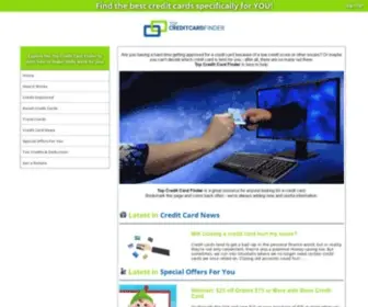 Topcreditcardfinder.com(Class) Screenshot