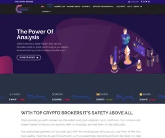 Topcrypto-Brokers.com(TOP CRYPTO BROKERS) Screenshot