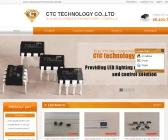 Topctc.com(LED lighting driver IC) Screenshot