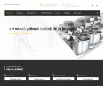 Topcuoglugidamak.com(Topcuoğlu Gıda Makina) Screenshot