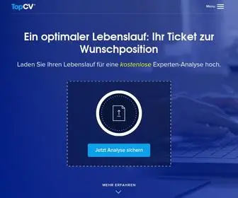 Topcv.de(Professioneller Lebenslauf) Screenshot