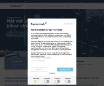 Topdanmark.dk(Vi er her for at hjælpe) Screenshot