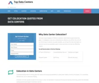 Topdatacenters.com(Top Data Centers) Screenshot