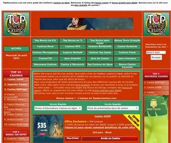 Topdescasinos.com Screenshot