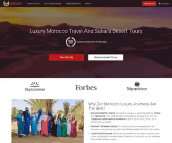 Topdesert.com(The best luxury way to go from Marrakech to Fes) Screenshot