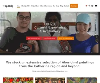 Topdidj.com(Aboriginal cultural tour and experience focusing on painting) Screenshot