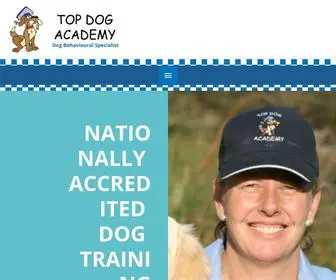 Topdogacademy.com.au(Nationally accredited Dog trainer) Screenshot