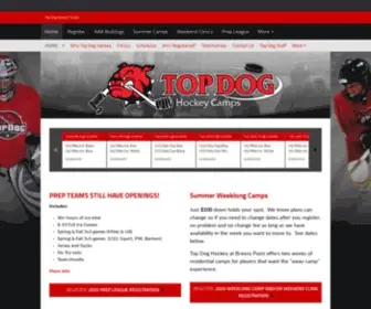 Topdoghockey.com(Top Dog Hockey Camps) Screenshot