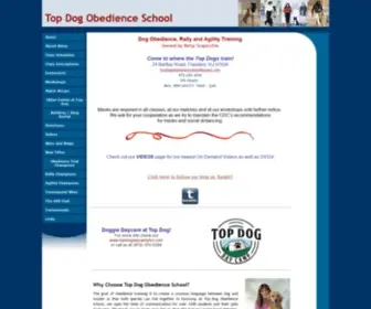 Topdogobedience.com(Top Dog Obedience School) Screenshot