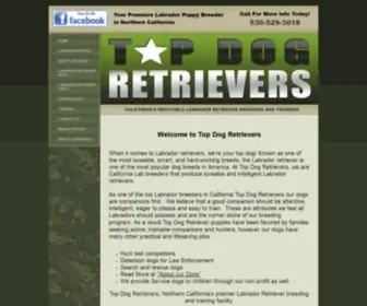 Topdogretrievers.com(Top Dog Retrievers) Screenshot