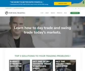 Topdogtrading.com(Learn Day Trading and Learn Forex Trading with Top Dog Trading) Screenshot